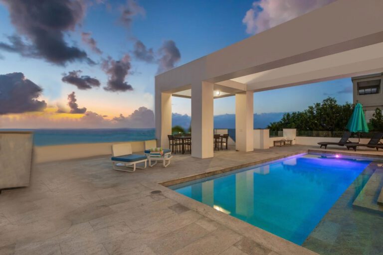 beach house with private pool